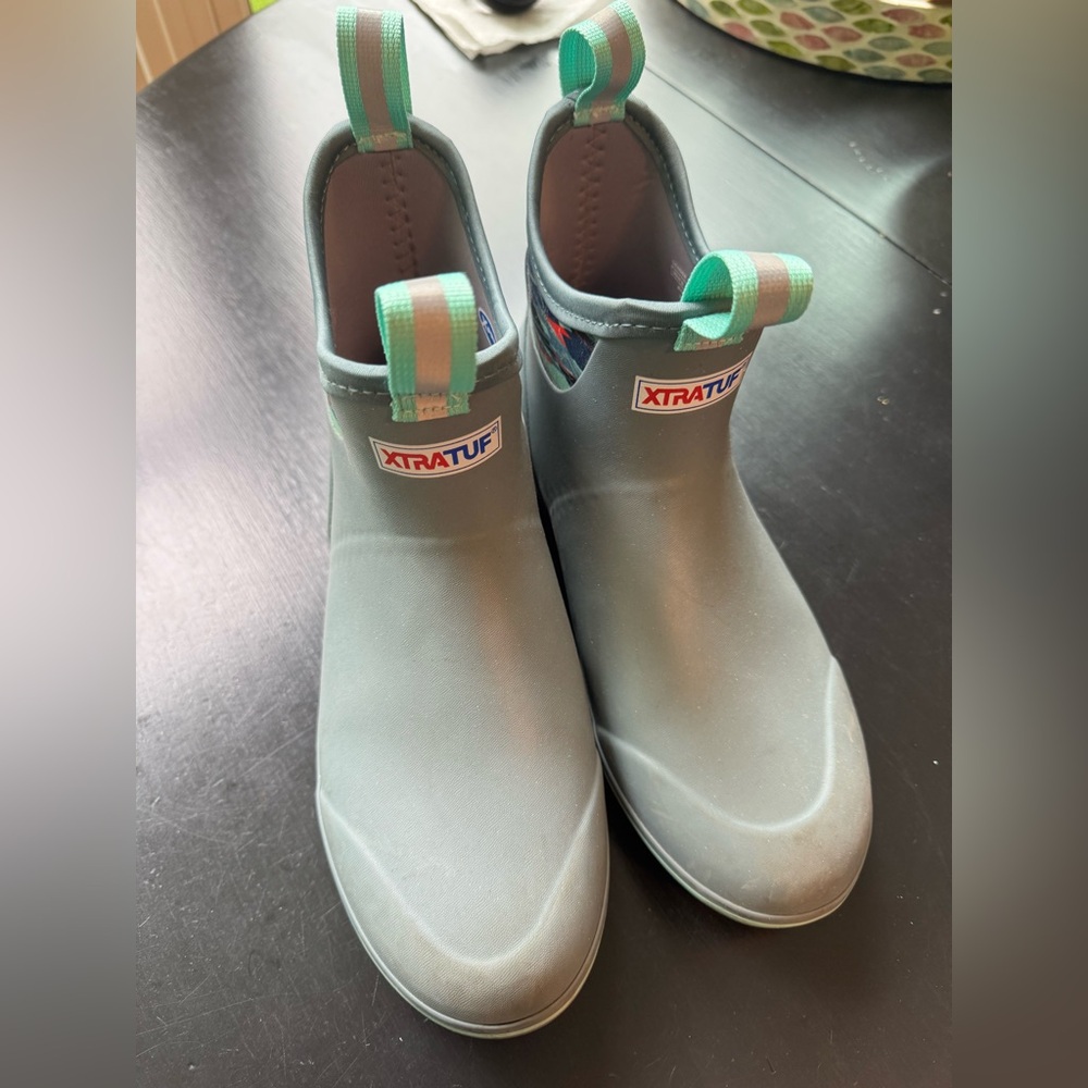 Gray Rain Boots with Durable Design